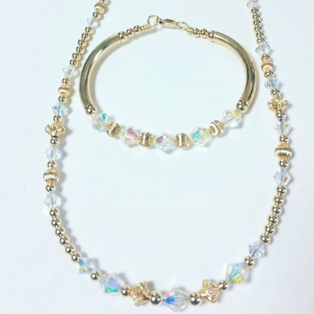 Women's 2Pc Necklace & Bangle Set